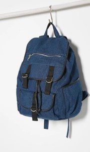 Forever 21 Drawstring Denim Backpack ($33)