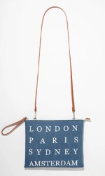 Forever 21 Cities Denim Convertible Clutch ($15)