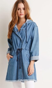 Forever 21 Frayed Denim Utility Jacket ($40)