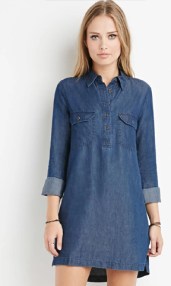 Forever 21 Chambray Shirt Dress