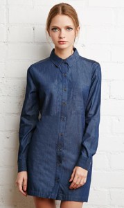 Forever 21 Chambray Shirt Dress