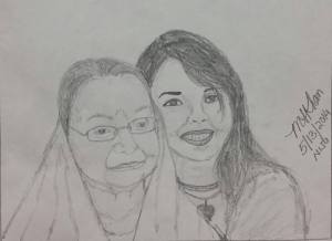 With My Grandma