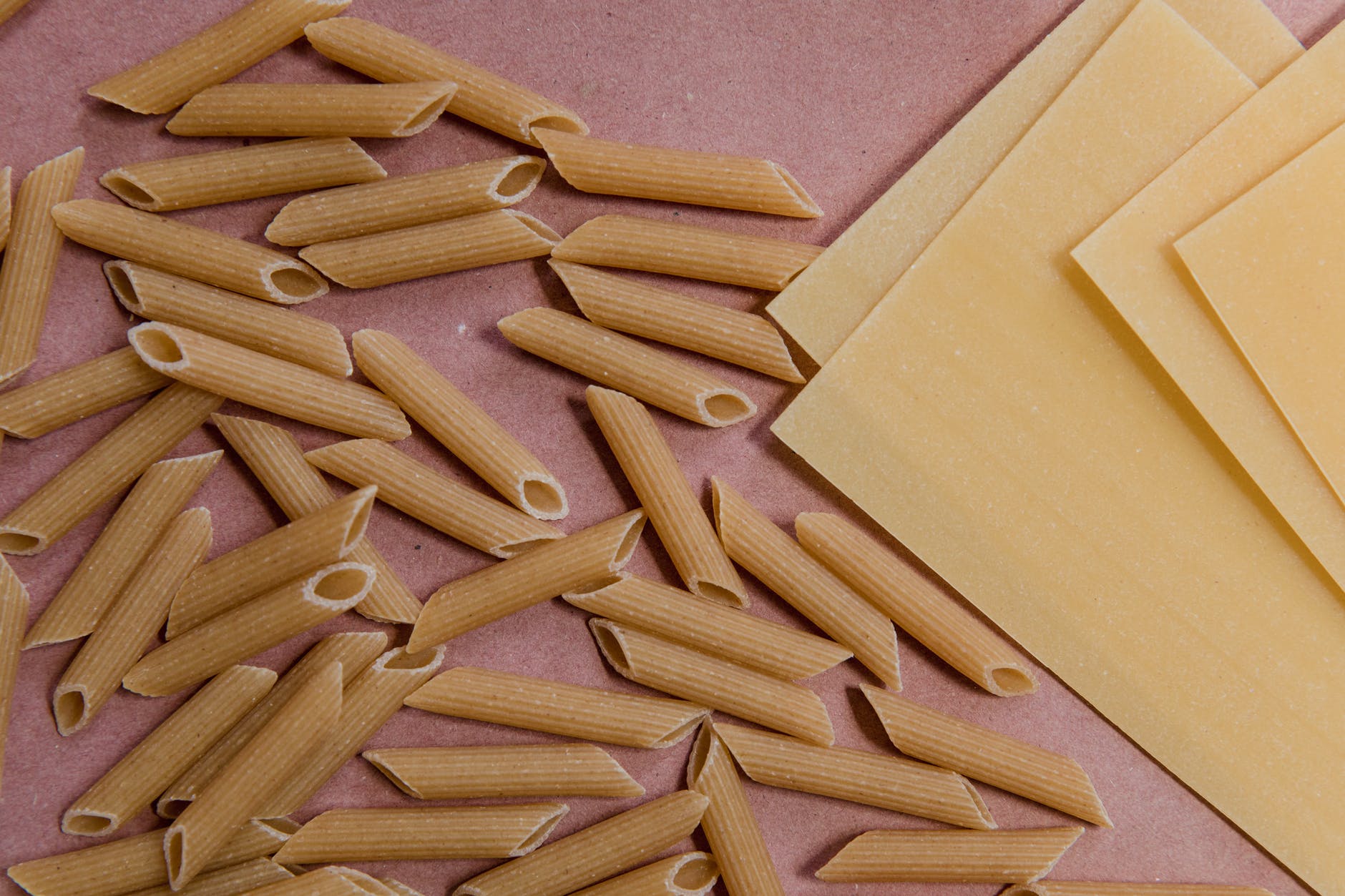 uncooked pasta